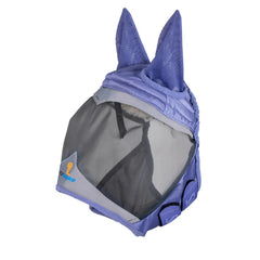 Shires FlyGuard Pro worn on a horse showing UV protection and breathable mesh.