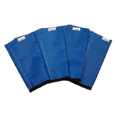 ShooFly horse leggins blue large front view showing breathable mesh protection.