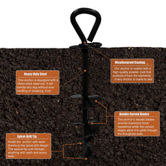 SHUNAI heavy-duty steel cable resists chewing for lasting outdoor use.