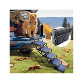 SHUNLONG dog ramp car 60-inch length extended for easy pet access.