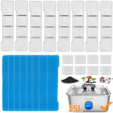 SIBAYS dog fountain filters pack ready for quick replacement and clean water
