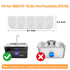 SIBAYS pump sponge close-up showing durable filtration for steady water flow.