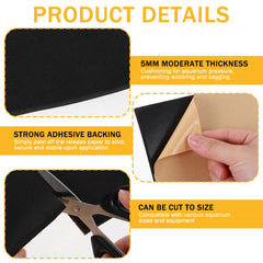 Sibosen neoprene shock absorption mat reduces weight vibrations.