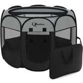 Siedihit playpen outdoor setup with 360-degree visibility