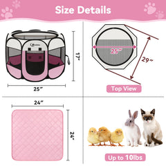 Siedihit dog cat playpen folded tote bag demonstrates portability and storage ease