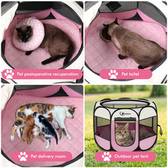 Siedihit pink small interior space image demonstrates roomy comfort for play