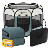 Siedihit dog playpen foldable kennel for quick setup.
