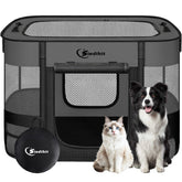 Siedihit dog playpen with safe, durable material for a secure pet space.
