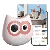 SiiPet LitterLens night mode camera for clear cat monitoring in low light