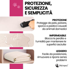 SILLY LEGACY breathable waterproof fabric protecting bedding while allowing airflow