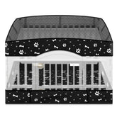 SilTriangle 2-pack playpen cover and bottom mat on a 36-inch four-panel pen, moisture protection.