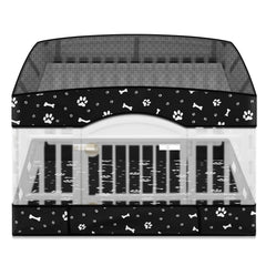 SilTriangle 2-pack playpen cover and bottom mat on a 36-inch four-panel pen, moisture protection.
