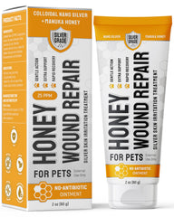 SILVER GRADE Cat Wound Gel tube in use for minor skin irritations