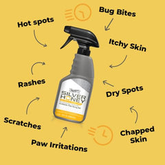 Silver Honey Manuka honey MicroSilver BG formula bottle for multi-species care
