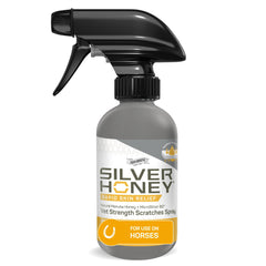 Silver Honey rapid relief horse spray bottle aids soothing application on the skin.