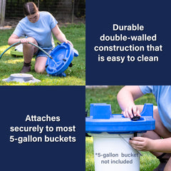 Simplay3 American Home Self-Filling Drinker sanitary shield protecting water from debris