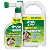 Simple Green Outdoor Odor Eliminator hose-end sprayer in use for pets