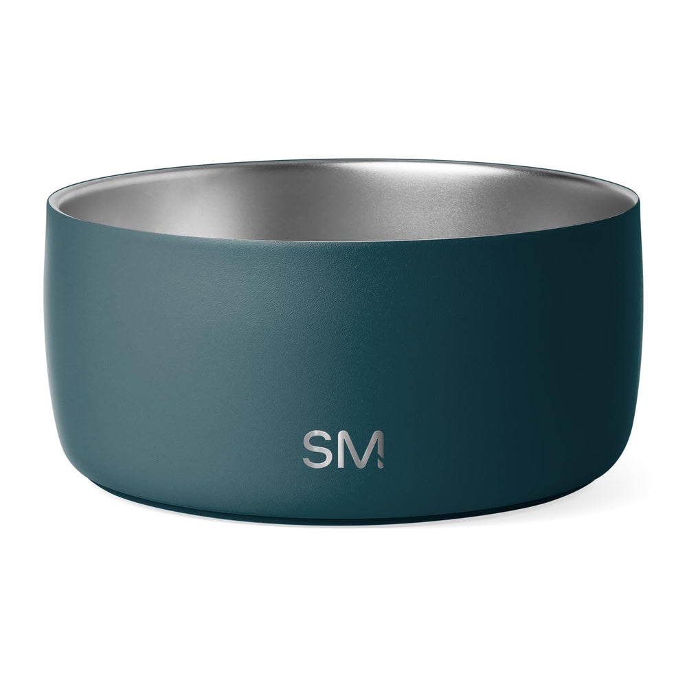 Simple Modern Bentley 32oz blue bowl keeps water cool and spill-free.