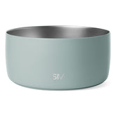Simple Modern Bentley Bowl Sea Glass Sage front view anti slip to reduce spills