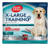 Simple Solution XL dog pee pad with 60% more space for confident potty training.