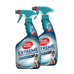 Simple Solution Extreme bottle with foam nozzle for tough stain treatment.
