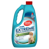 Simple Solution bottle pour for targeted pet mess cleanup at home.