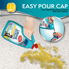 Urine Destroyer used on carpet and upholstery for deep cleaning.
