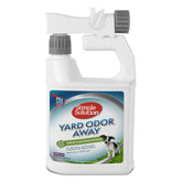 Simple Solution Yard Odor Away bottle ready for outdoor odor control around lawns.