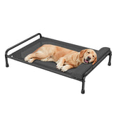 Simple Trending elevated dog bed for large dogs improves airflow and cooling.