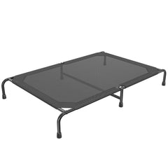 Simple Trending raised dog bed XL frame demonstrates sturdy steel supports for dogs up to 200 lbs