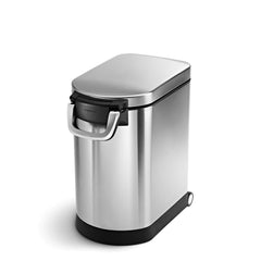 simplehuman 25-liter pet food container with airtight seal for freshness