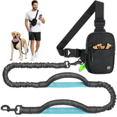 SimplePaws hands-free crossbody bag strap view enables easy phone access during walks.