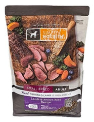 SIMPLY NOURISH small-breed kibble in a bowl for easy feeding.