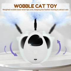 Simxihong cat toy manual automatic mode offers hands-free and interactive play options.