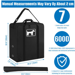 SIRUITON storage bag with closed compartment for quick access
