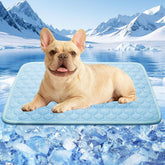 SISROL cooling mat showcases self-cooling Arc-Chill fabric for pets.