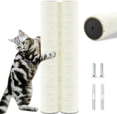 SIYIPURR cat-tree replacement post, 15-7inch, natural sisal for durable claws