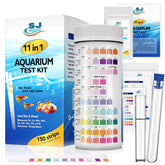 SJ WAVE 11in1 strips bottle for quick at-home aquarium checks.