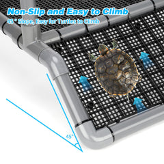 SKARUS non-slip mesh ramp prevents slipping during water-to-land transitions.