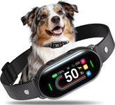 SKBAK dog bark collar front view shows discreet daily wear for small to large dogs