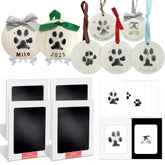 Skittypurr inkless paw print kit wood disc captures a clean paw print for keepsakes.