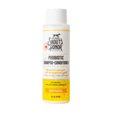 Skout's Honor probiotic dog shampoo avocado oil bottle pour for hydrating coat.