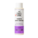 Skout's Honor probiotic dog shampoo bottle pour for easy cleansing and coat refreshment.