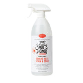 SKOUT'S HONOR Severe Mess bottle pour demonstrates quick action against tough dog mess odors