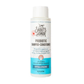 Skout's Honor Unscented Probiotic Cat Shampoo bottle for gentle cleansing.
