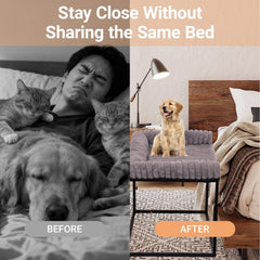 SKTREVAN stable frame keeps bigger dogs secure while sleeping.