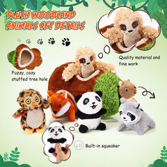 Skylety plush dog toy with interactive play and soft texture