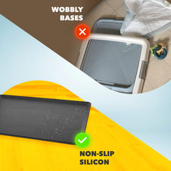 Skywin TidyFriend anti-slip base keeps pads secure during play sessions.