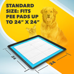 Skywin TidyFriend anti-slip base keeps pads secure on any floor.