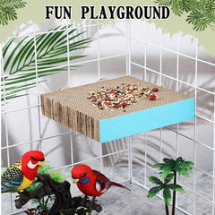 Skyygemm bird perch in cage setup supports climbing and exploration